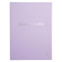 LIVRE DE RECETTES 220X170 96 P LILAS