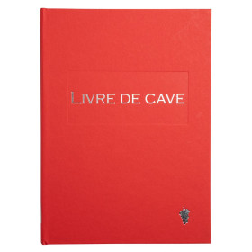 LIVRE DE CAVE.220X170.96 PAGES ROUGE