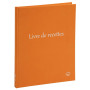 LIVRE DE RECETTES 220X170 96 P ORANGE