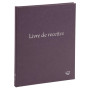 LIVRE DE RECETTES 220X170 96 P VIOLET