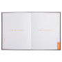 LIVRE DE RECETTES 220X170 96 P VIOLET