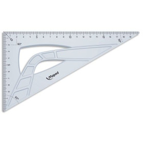 MAE EQUERE 60 GRD COTE 21CM GEOM.242621