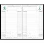 Agendas Exacompta perpétuels caisse broché 1 jour couleurs