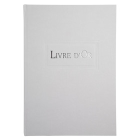 LIVRE D'OR .1M. 297X210 BLANC