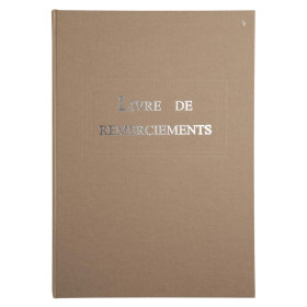 LIVRE DE REMERCIEMENT 96P.297X210.KRAFT