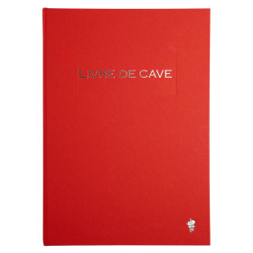 LIVRE DE CAVE 297X210 96 PAGES ROUGE