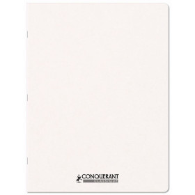 CAHIER CONQUERANT CLASSIQUE AGRAFE 240x320 96P 90G SEYES 90G PERSONNALISABLE