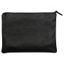 CUIR Pochette plate Universelle 35x25 cm Noir