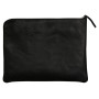 CUIR Pochette plate Universelle 26x19 cm Noir