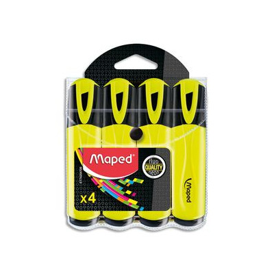MAE P/4 SURLIGEUR FLUOPEPS JAUNE 742549