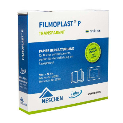 Neschen filmoplast p 2cm x 50m avec boite devidoir