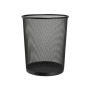 CORBEILLE METAL EXTRUDE NOIR ZD