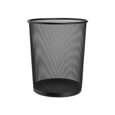 CORBEILLE METAL EXTRUDE NOIR ZD