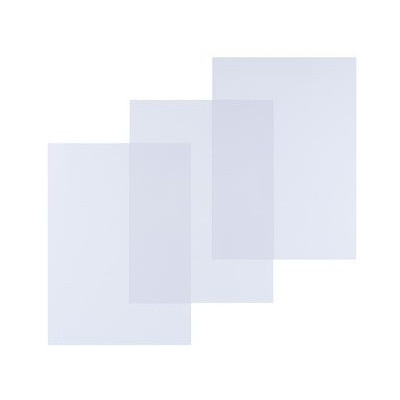 Paquet de 25 Plats de couverture, A4, PVC, 0,18 mm, transparent PAVO