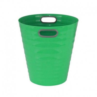 Poubelle, corbeille papier avec poignés 12,5 litres vert