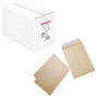 Boîte couleur de 250 Pochettes neutres 229x324 kraft brun 90 Gr Sans Fen   Auto-