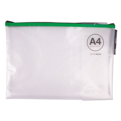 B. ZIPPER BAG A4 ASSORT. COLOR