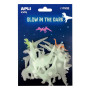 P.9U STICKERS DINOS LUMINESC.
