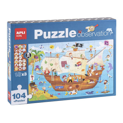 B.PUZZLE OBSERVATION BATEAU PIRATE 104U