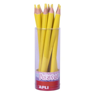 CRAYONS DE COUL. JUMBO PASTEL JAUNE    OB