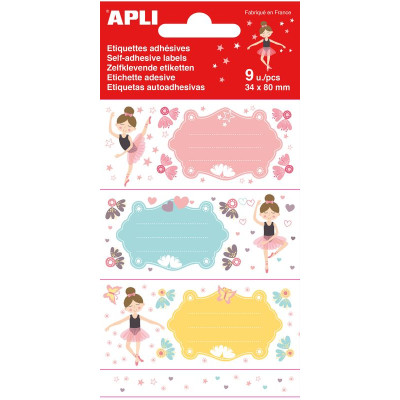 Pochette 9 ET SCOLAIRES DANSEUSES 35X75MM