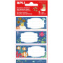 Pochette 9 ET SCOLAIRES FONDS MARINS 35X75MM