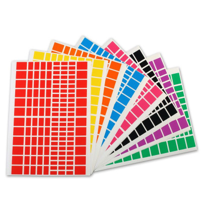P18F 2592 GOMMETTES RECT. ASSORT. ENLEOB
