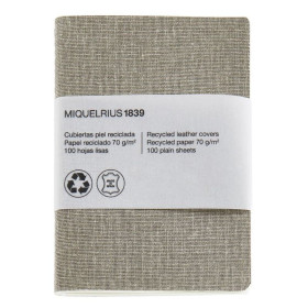 CARNET LAYFLAT A6 48F LISSE TEXTURE LINOB