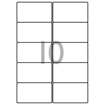 Pack 30 x 10 Etiquettesuettes (99.1x57mm)