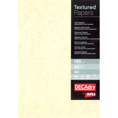 B.parchm.text.papier champagne 165g.50h