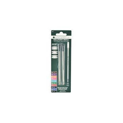 Monteverde lot de 2 mines bille noir compatible cross