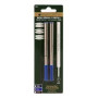 Monteverde lot de 2 mines billes bleu compatible cross