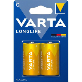 Varta pack de 2 piles Alkaline Longlife LR14 - 1.5V