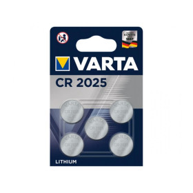 VARTA Paquet de 5 piles CR2025