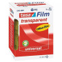 Tesa lot de 12 Film Ruban adhésif, 12 mm x 66 m, transparent