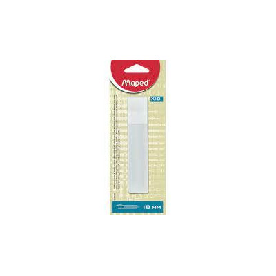 Maped paquet de 10 lames de cutter 18mm