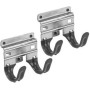 Bradas Porte-outils à 2 crochets, set de 2 en acier revêtu avec revêtement PVC n