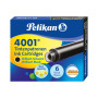 Pelikan Paquet de 6 cartouches d'encre 4001 , noir
