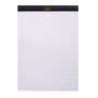Bloc agrafé rhodia black n°18 21x29,7cm 80f q.5x5 80g