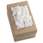 Sac 10kg Chiffons cotton blanc d'essuyage pour le nettoyage des surfaces, bureau
