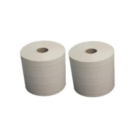 Lot de 2 Bobines Essuyage Blanches 2 Plis T.1000 FD6E