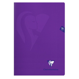 Mimesys cahier piqué polypro 21x29,7cm 96p q.5x5 coloris assortis