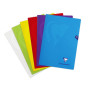 Mimesys cahier piqué polypro 21x29,7cm 96p q.5x5 coloris assortis