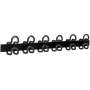 PATERE FIL MULTIPLE NOIR 6 DOUBLES ACCROCHES