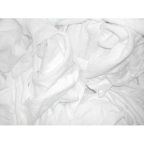 Carton de 10 Kg Serviette éponge blanche pur cotton 60 x 40 cm environ 60 morcea
