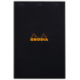 Bloc agrafé rhodia black n°19 21x31,8cm 80f q.5x5 80g
