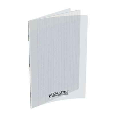 CAHIER CONQUERANT CLASSIQUE AGRAFE 240x320 48P 90G SEYES POLYPRO INCOLORE