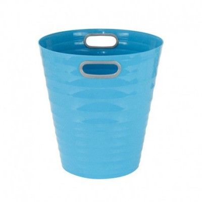Poubelle, corbeille papier avec poignés 12,5 litres turquoise