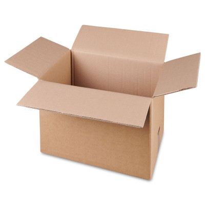 Carton 400 x 300 x 300 kraft double cannelure  400418