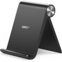 Support Téléphone Bureau Réglable Pose Smartphone Pliable noir